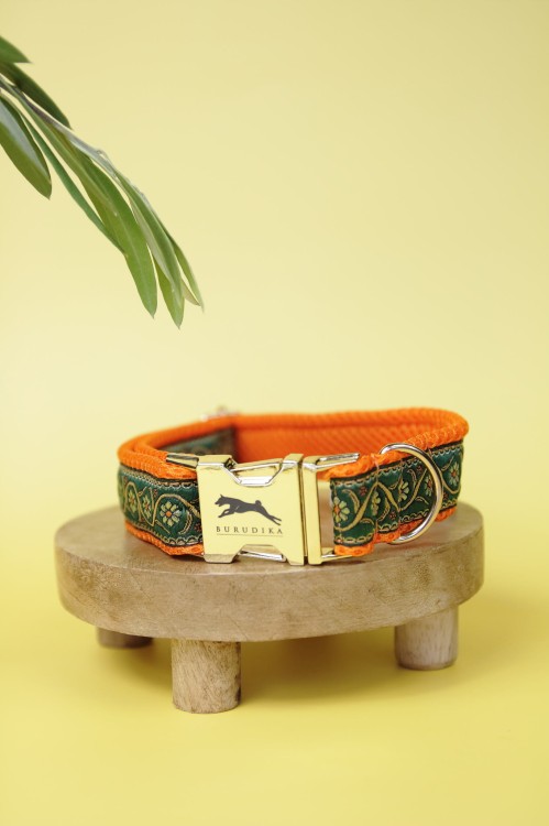 materiałowa _ boho _ soczysta zieleń _ kwiat